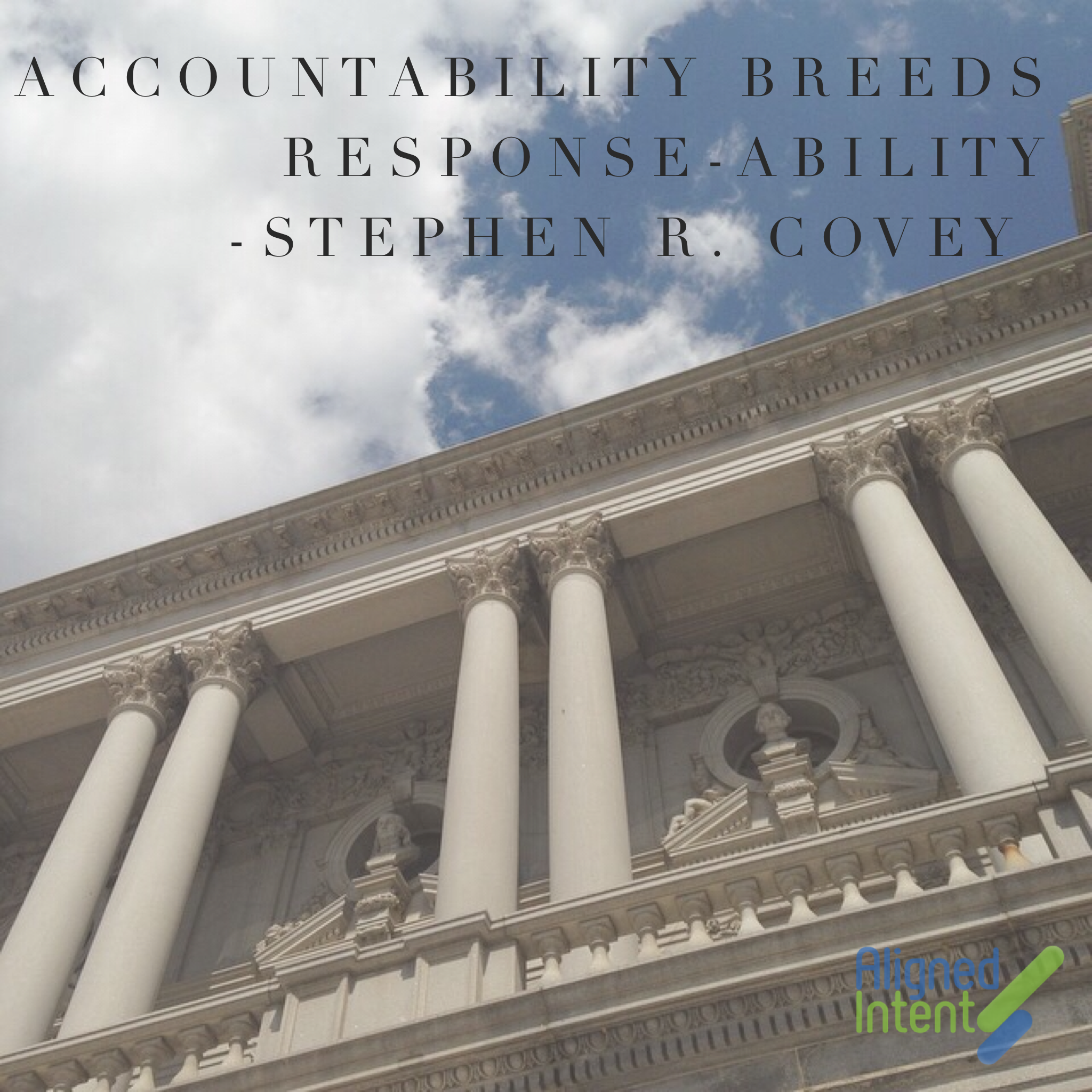 Covey on Accountability…